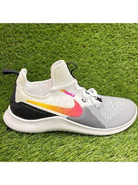 Nike Free TR 8 Womens Size 9.5 Black White Pink Athletic Running Shoes Sneakers